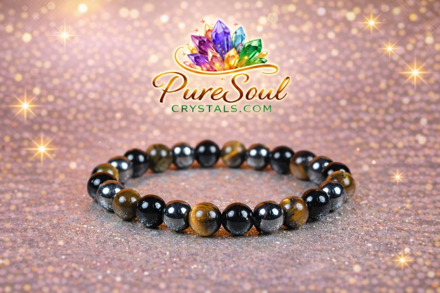 Triple_protection_bracelet_with_Natural_Hematite_black_onyx_tiger_eye