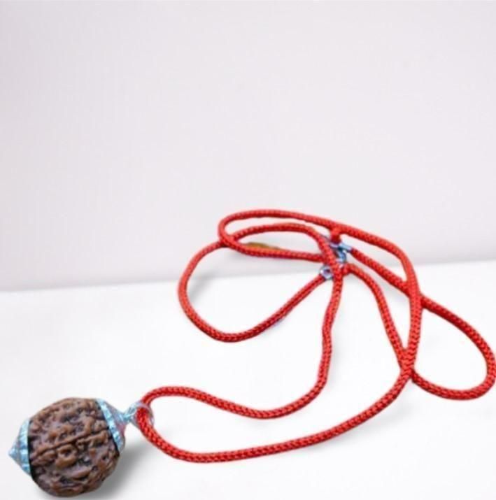 5 mukhi rudraksha necklace for meditation focus and positive energy