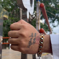 Rudraksha Bracelet for Men for Strength & Protection | Rudraksha Hand Bracelet