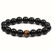 Black tourmaline bracelet for protection and grounding energy
