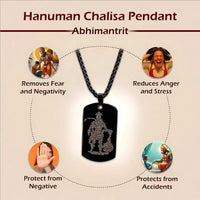 Hanuman Chalisa locket silver pendant for protection and strength