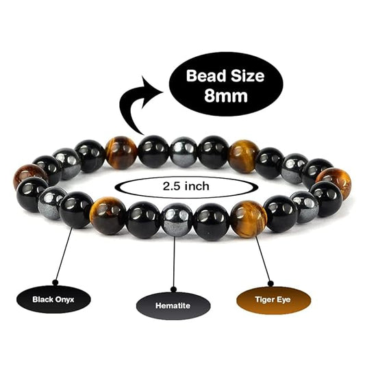 Triple_protection_bracelet_with_Natural_Hematite_black_onyx_tiger_eye