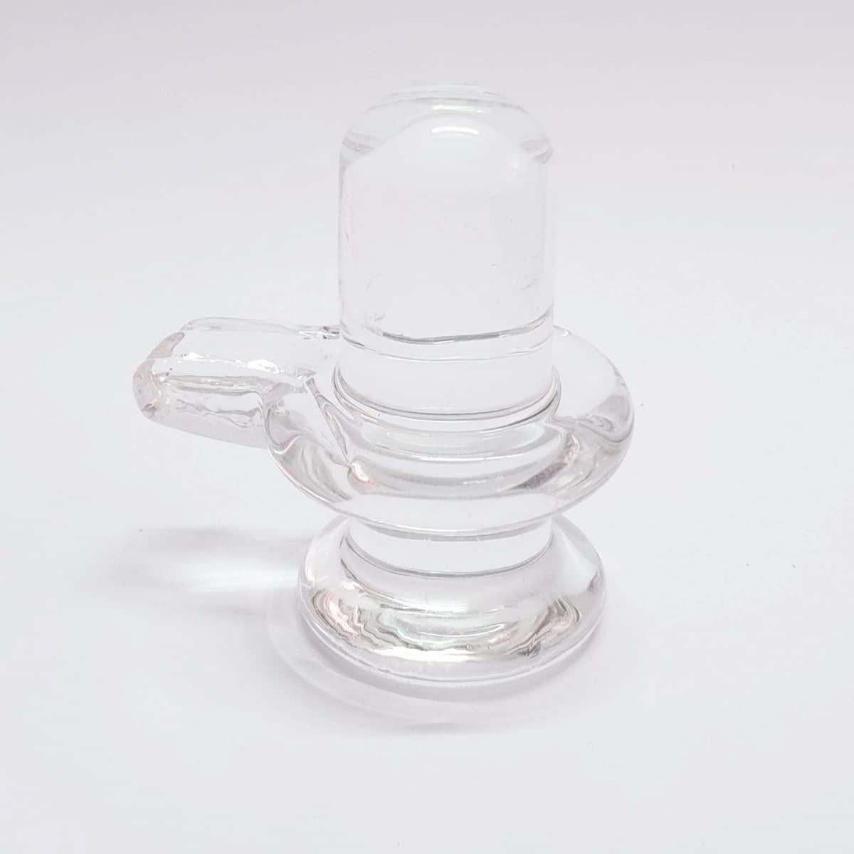 Premium sphatik shivling detailed finish and clarity