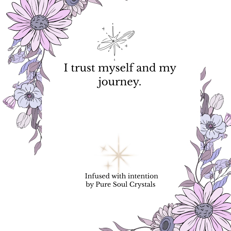 affirmation card deck with rose quartz crystals and candle for self love and positive energy