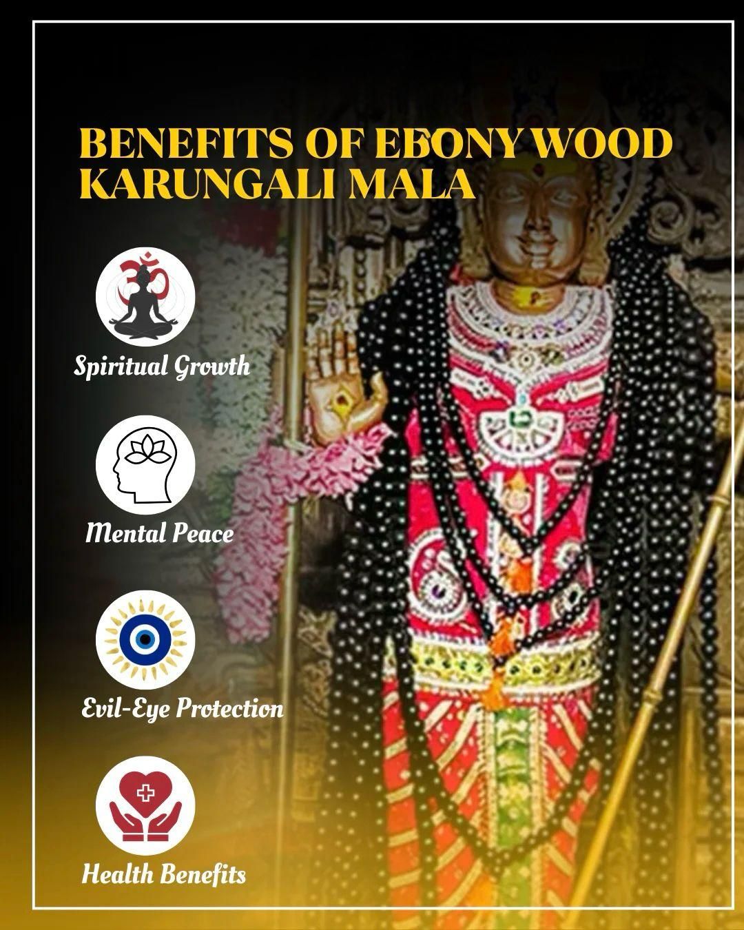 authentic karungali malai for meditation and spiritual use
