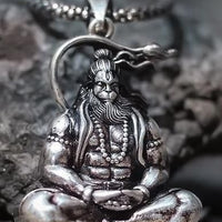 handcrafted silver locket with chain for protection and devotion
