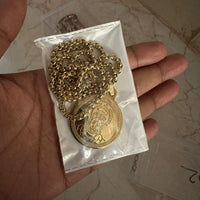 hanuman locket gold worn for protection and daily spiritual use