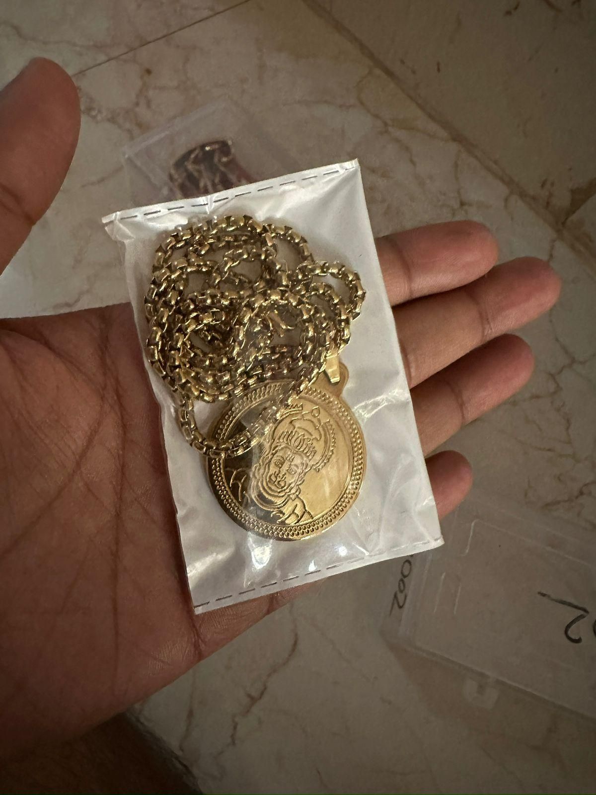 hanuman locket gold worn for protection and daily spiritual use