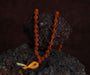 original rudraksh jaap mala 108 beads close-up view