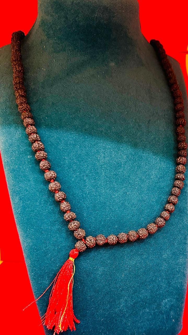 rudraksh jaap mala used for prayer and spiritual practice