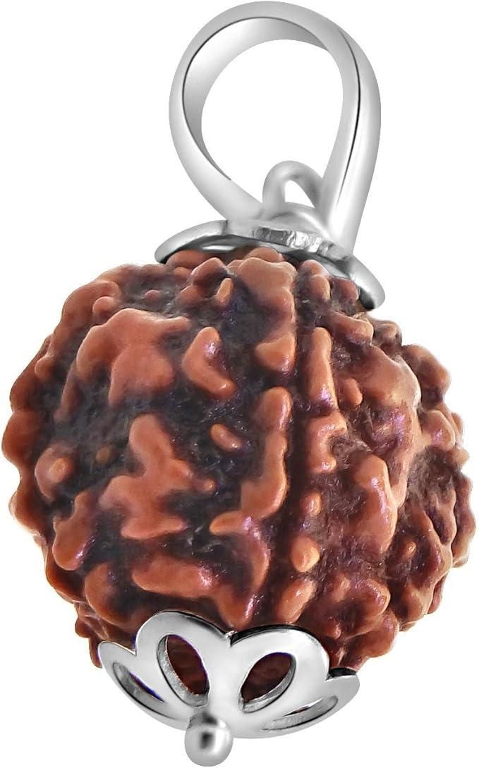 rudraksha 5 mukhi beads necklace natural sacred beads for calm and clarity